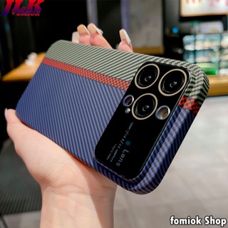 [JLK] Luxury Carbon Fiber Texture Lens Film Protection Phone Case For iPhone 11 12 Pro Max Carbon Fiber Shockproof Cover