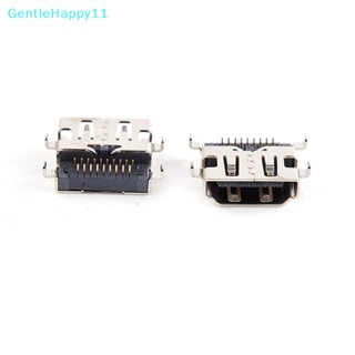 Gentlehappy ซ็อกเก็ตเชื่อมต่อ HDMI 19 Pin แนวตั้ง มุมขวา