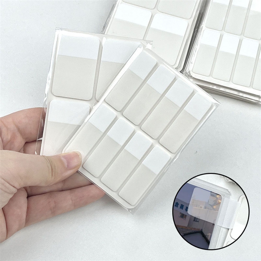 สติกเกอร์ฉลากใส ทรงสี่เหลี่ยม มีกาวในตัว สําหรับติดตกแต่งการ์ด 80 160 ชิ้น