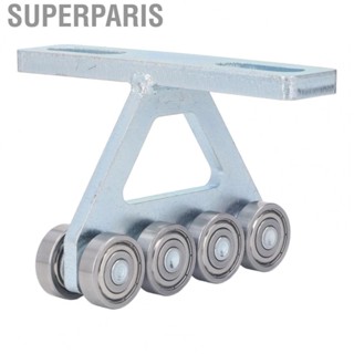 Superparis T Pulley Assembly High Bearing  Silver 8 Wheels Trolley for Curtains Wardrobe Cabinets