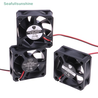 Seaf&gt; พัดลมระบายความร้อนอินเวอร์เตอร์ 5020 5V 12V 24V 50*50*20 มม. 2 สาย 2-Pin