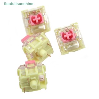 Seaf&gt; ผ้าคลุมคีย์บอร์ด 3 Pin SMD RGB กันน้ํา กันฝุ่น สําหรับ MX Mechanical DIY