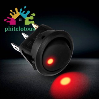 ❤ Phitelotous สวิตช์โยกสลับไฟ LED 20A 12V 3 Pin สําหรับรถยนต์ เรือ