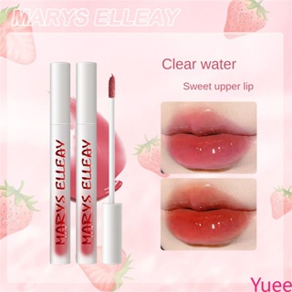 Marys Elleay Air Mirror Water Light Lip Glaze ถ้วยไม่ติดไม่ทำให้ลิปสติกนักเรียนจางหาย