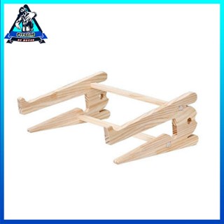 [Ready] Laptop Stand Universal Desktop Wood For 10-15 Inch Notebooks [F/19]