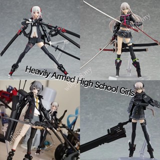 โมเดลฟิกเกอร์ Neco Figma Heavily Armed High School Girls Shi 422 396 Yi 436 Liu 485 ของเล่นสําหรับเด็ก