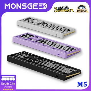 Akko &amp; MonsGeek M5 ชุดคีย์บอร์ดเล่นเกม แบบใช้สาย อะลูมิเนียม Tuotuo 108 คีย์ RGB