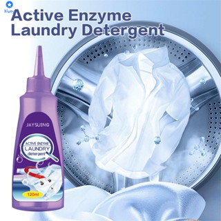 120ml Active Enzyme Washing Detergent Against Stubborn Stains Multi-purpose Cleaner Detergent Gel 【bluey】