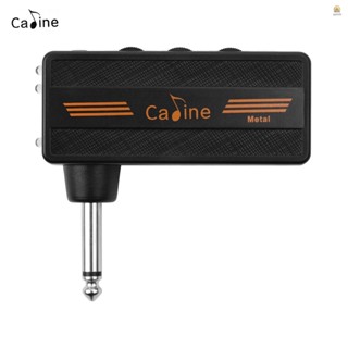 Caline CA-101 เครื่องขยายเสียงหูฟังกีตาร์ ขนาดเล็ก ชาร์จไฟได้ พร้อมเอฟเฟคบิดเบือน สําหรับกีตาร์ไฟฟ้า