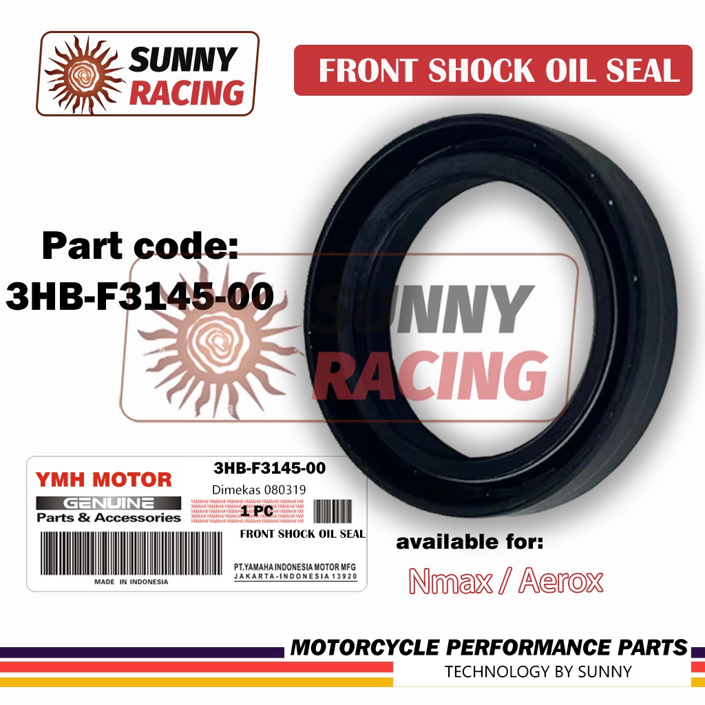 โช๊คหน้า ซีลน้ํามัน 3HB-F3145-00 (ขาย 1 ชิ้น) Nmax / Aerox