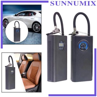 [Sunnimix] เครื่องเติมลมยางรถยนต์ไฟฟ้า ชิปแม่นยํา เติมลมเร็ว แบบพกพา สําหรับยางรถยนต์ รถจักรยานยนต์