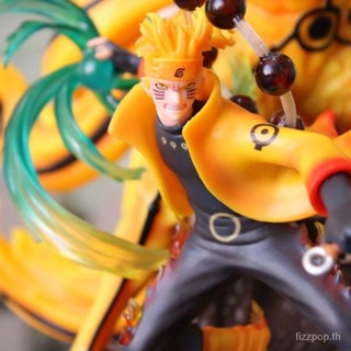 [Spot quick delivery] Nine-tail Fox GK fairy model vortex Naruto scene statue hand-made model decoration animation wholesale