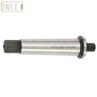 【ONCEMOREAGAIN】MT2 Adapter Hardened MT2 Morse Shank To 3/8\"-24 Taper 2MT Adapter Arbor