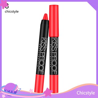 Chicstyle ดินสอเขียนขอบปาก ลิปสติก เนื้อแมตต์ กันน้ํา ไม่เหนียวติด 42 กรัม