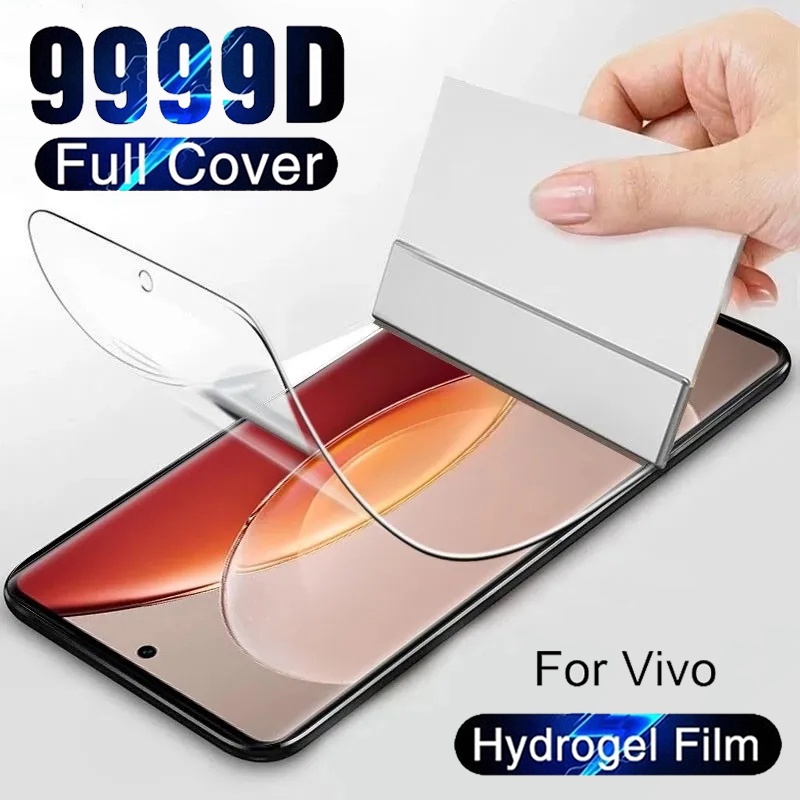 ฟิล์มไฮโดรเจลกันรอยหน้าจอ แบบเต็มจอ สําหรับ Vivo Y17 Y15 Y12 Y11 Y02 Y02S Y12S Y12A Y15S Y15A Y16 Y19 Y20 Y21 Y21S Y22 Y22S Y30 Y31 Y35 Y36 Y50 Y51 Y77 Y78 Y85 Y91 Y91C Y93 Y95 S1 Pro V9 V11 V11i V15 V17 V19 Neo V20 V21 V23 V25 V27 Pro V21E V23E V25E V27E