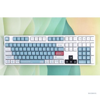 Lucky XDA ชุดปุ่มกดคีย์บอร์ด PBT สีย้อม สําหรับเล่นเกม