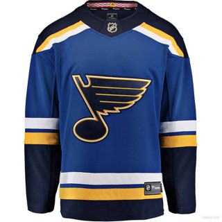 ใหม่ NHL St Louis Blues Home Breakaway Jersey เสื้อยืด แขนยาว พลัสไซซ์