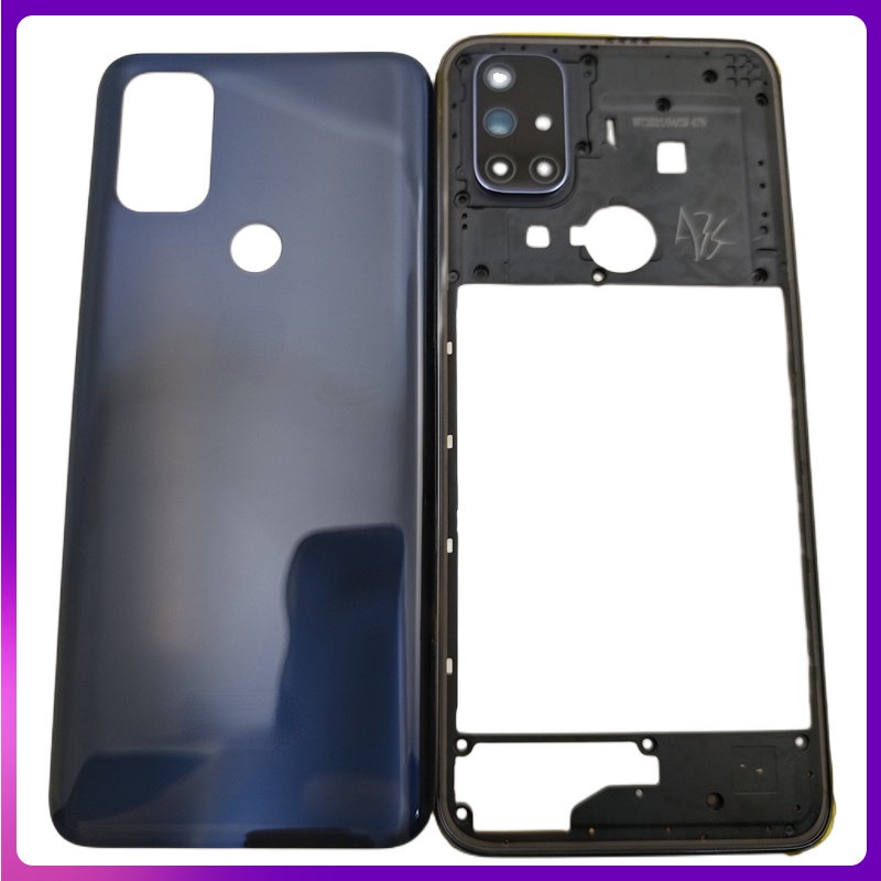 กรอบกลางโทรศัพท์ และฝาครอบแบตเตอรี่ ด้านหลัง แบบเปลี่ยน พร้อมโลโก้ สําหรับ OnePlus Nord N10 5G BE202