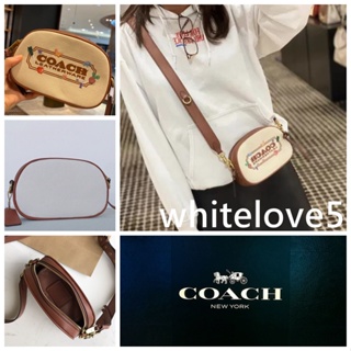 Camera Crossbody Bags With Garden C2764 แท้ กระเป๋าสะพายข้าง COAC H กระเป๋ากล้อง ขนาดที่เล็ก