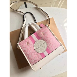 Dempsey Mini Canvas Field Tote 22 C5115 Tote ขนาดเล็กแนวตั้ง COAC H กระเป๋าถือ