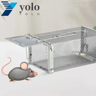 Yolo กับดักหนู แบบล็อคเอง ใช้ซ้ําได้ สําหรับบ้าน และสวน