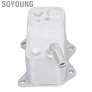 Soyoung Engine Oil Cooler Rustproof Fast Heat Dissipation Assembly for A3 A4 TT 2.0L L4