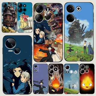 เคสโทรศัพท์มือถือ ลายปราสาท Howls Moving สําหรับ INFINIX NOTE 30 HOT 30 30I PLAY TECNO POVA 5