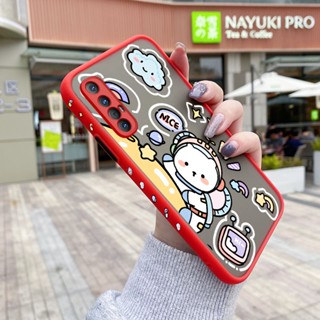 เคสโทรศัพท์มือถือแบบแข็ง ใส กันกระแทก ลายการ์ตูนอวกาศ มีลายด้านข้าง สําหรับ OPPO Reno 3 Pro 4G Reno 3 Pro 5G Find X2 Neo