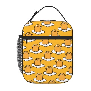 Gudetama กระเป๋าใส่กล่องอาหารกลางวัน แบบพกพา ให้ความอบอุ่น และเย็น สําหรับเด็กนักเรียน