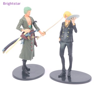 Brightstar โมเดลฟิกเกอร์ PVC อนิเมะวันพีช Luffy Zoro Sanji Grandis Janpan สําหรับสะสม