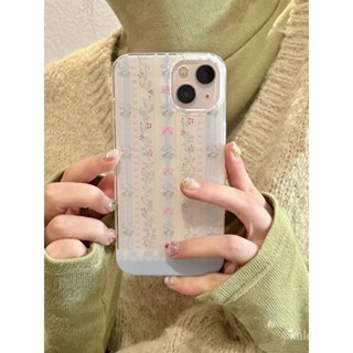 เคสป้องกันโทรศัพท์มือถือ แบบนิ่ม ลายดอกไม้ สําหรับ iPhone 14 13promax 11 12 xs xr 78