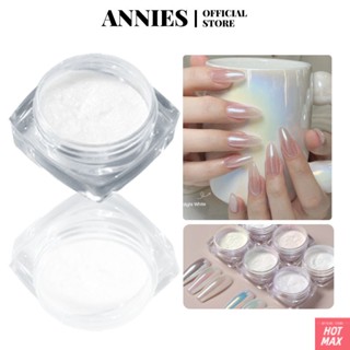 ANNIES 6 ชนิดเล็บ Solid Aurora Powder Patch Shining Moonlight Fairy Mirror Ice Transparent Laser [hotmax]