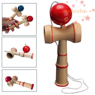 Malcolm ของเล่นไม้ Kendama Coordinate Ball Skillful Juggling Catch Cup สไตล์วินเทจ สําหรับเด็ก