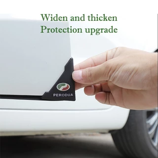 2PCS รถประตู Protector มุมฝาครอบกันชน Anti Collision Protector สติกเกอร์ Auto Emblems รถยนต์อุปกรณ์เสริมภายนอก