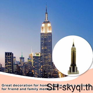 โมเดลอาคารอัลลอย The Famous Landmark Model Of The Empire State ของเล่นสําหรับเด็ก