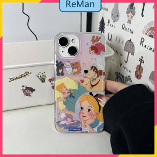 เคสโทรศัพท์มือถือ แบบสองชั้น ลายการ์ตูนเจ้าหญิงอลิซ สําหรับ Apple Iphone 14ProMax 12 1314Promax 14plus 13 12pro 11 pro max Xr Xs max 7 8 Plus 13 pro max 13 12 12pro 11promax