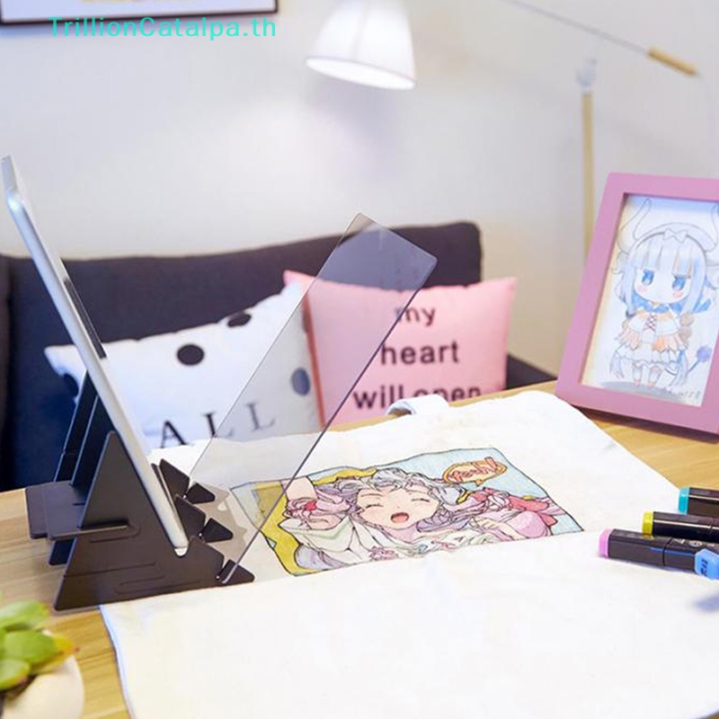 Trillioncatalpa บอร์ดวาดภาพ โปรเจคเตอร์ วาดภาพ