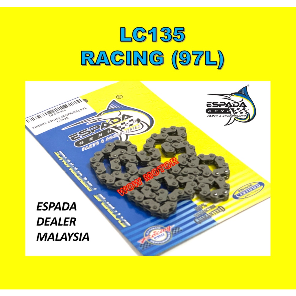 LC135 CAM CHAIN 97L ESPADA LC135 RACING TIMING CHAIN 97L ESPADA Y15 CAM CHAIN 97H LC135 TIMING CHAIN
