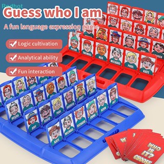 &lt;Redhot&gt; Who Is It Family Memory Guessing Game Kids Funny Montessori ของเล่นคลายเครียด ของขวัญคลาสสิก เกมกระดานโต้ตอบ ลดราคา