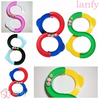 Lanfy ลูกบอลโคจร 88 ราง 8 รูปทรง ของเล่นตลก สําหรับเด็ก