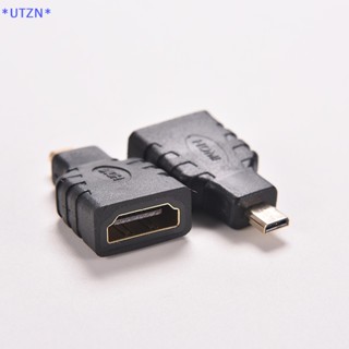 Utzn&gt; อะแดปเตอร์เชื่อมต่อ Micro HDMI(Type D) Male to HDMI(Type A) Female สําหรับ HDTV ใหม่