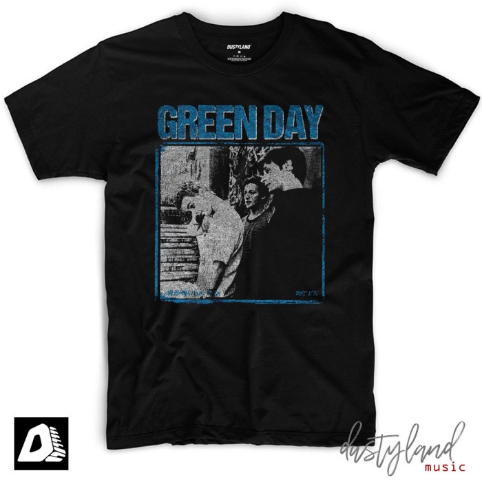 ความร้อน เสื้อยืด พิมพ์ลายวง Green DAY - PHOTO BLOCK