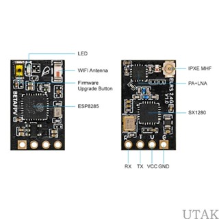 Utake Betafpv Elrs ตัวรับสัญญาณ พร้อม 20Dbm TelemetricPower สําหรับผู้ที่ชื่นชอบการบินด้วยประสิทธิภาพระยะไกล และความเร็วที่รวดเร็ว