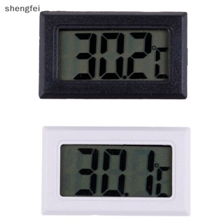 [shengfei] เครื่องวัดอุณหภูมิความชื้นดิจิทัล LCD ขนาดเล็ก 1 ชิ้น