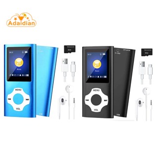 เครื่องเล่นเพลง MP3 พร้อมบลูทูธ 5.0 วิดีโอ โฟโต้วิว สําหรับเด็ก (สีฟ้า)