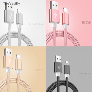 [TheVatifly] สายชาร์จ USB ไนล่อนถัก ยาว 1 เมตร สําหรับ IOS ชาร์จเร็ว [Preferred]