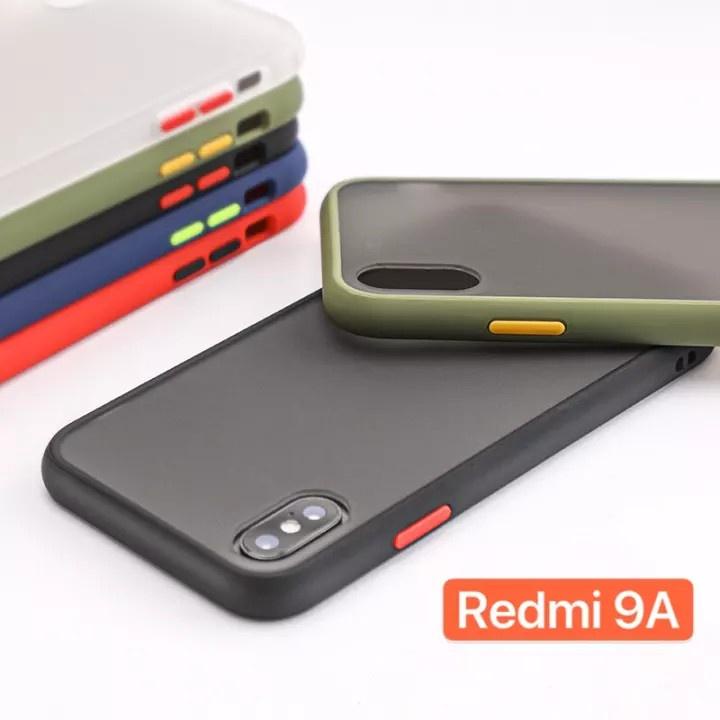 เคส Xiaomi Redmi 9A เคสเสี่ยวมี่ ขอบสีผิวด้าน เคสกันกระแทก TPU Case