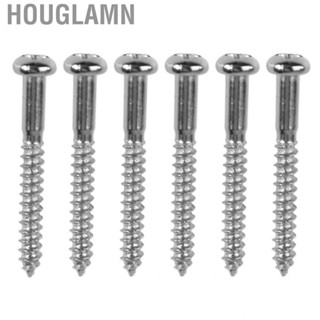 Houglamn Electric Guitar Bridge Screws  6Pcs Replacement Corrosion Resistant for Instrument