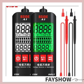 Fay มัลติมิเตอร์ดิจิทัล ความแม่นยําสูง โอห์ม Hz NCV มิเตอร์ ทดสอบลวดสด ปากกาไฟฟ้า แบบไม่สัมผัส