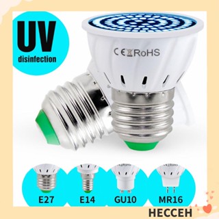 Hecceh หลอดไฟ Led E27 E14 MR16 GU10 ฆ่าเชื้อโรค แสง UV เพื่อสุขภาพ สําหรับชีวิต